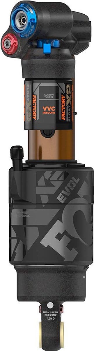 Fox Float X2 Kashima Factory Series 2pos-adj Trunnion Schokdemper Zwart,Goud 55 mm / 185 mm