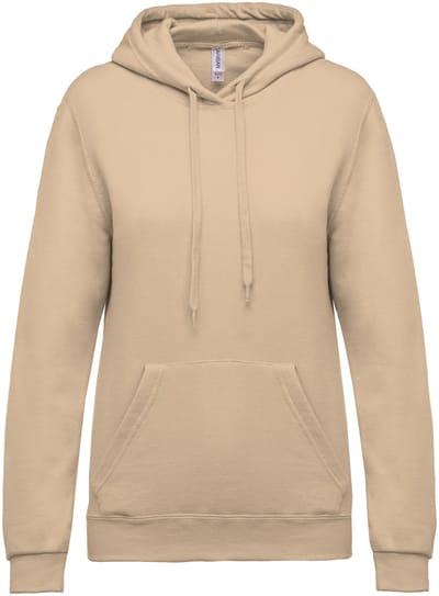 Kariban Eco damessweater met capuchon K473 - Light Sand - XXL