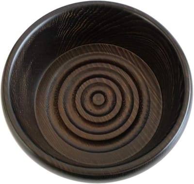 GTB® Scheerkom - Scheerkwast - Scheerkop - Zwart - 13cm x 13cm x 6cm