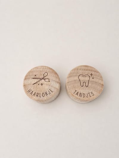 Melktanden- en haarlokdoosje | tandendoosje | eerste haarlokje | bewaardoosjes set | Tand & Haarlok doosje | Kraam cadeau | Geboorte cadeau | tand en schaar