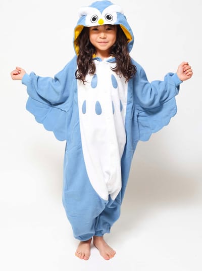 KIMU® Onesie Blauwe Uil Babypakje - Maat 68-74 - Uilenpak Kostuum Blauw Pak - Babypakje Boxpakje Kraamkado Boxpakje Pyjama Vogel Huispak Festival