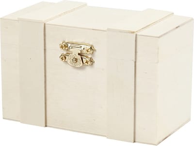 CC Houten Schatkist 12x6x7.5 cm