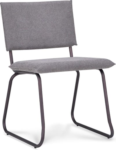 Icon Living - Stoel Jaxon - Stof Bloq Grey - Gun color frame