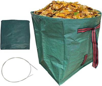 Gazonzakken - Afvalzakken Tuin - Tuinafval Verzamelen - Professioneel Handgemaakt - 287 x 228 cm - Groen