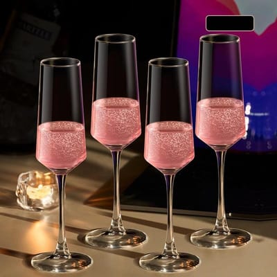 Verres à champagne à lignes verticales Verres à vin rouge haut de gamme Verres à vin blanc Verres à cocktail blue