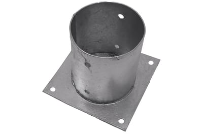 Wovar Ronde Paalhouder op plaat Ø12.1 x 15 cm | Per Stuk