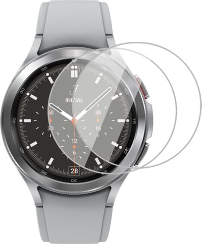 2x voor Screenprotector geschikt voor Samsung Watch 4 Classic 46mm - Folie Screen Protector geschikt voor Samsung Watch 4 Classic 46mm