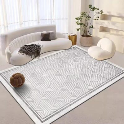 Nordic Eenvoudige Stijl Grote Tapijten voor Woonkamer Licht Luxe Decor Huis Antislip Lounge Area Kleden Slaapkamer Tatami Kind Zachte Matten 60*90cm