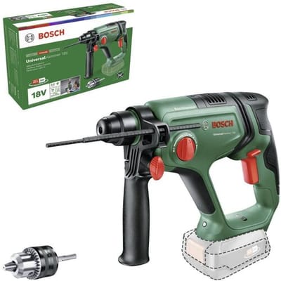 Bosch Home and Garden Universal Hammer SDS-Plus-Accu-boorhamer 18 V 2.5 Ah Li-ion Zonder accu, Zonder lader