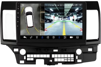 Autoradio met bluetooth - Carplay - Voor Mitsubishi Lancer 10 CY (2007-2012) - Geschikt voor Apple en Android - Stereo - Navigatie - Navigatiesysteem auto - 8GB 128GB