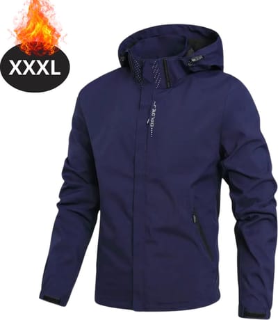 Nivard Windjas Voor Heren - Parka - Lente & Herfst - Jas - Volwassen - Windjack - Windbreaker - Outdoor - Marineblauw - Maat XXXL