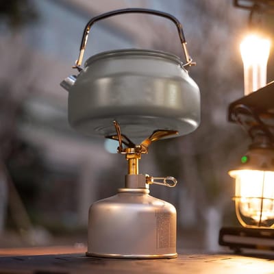 Waterkoker Roestvrij Staal - Theeketel Draagbaar - Dranken Verwarmen - Opvouwbaar Ontwerp - 08 Liter - Zilverkleurig