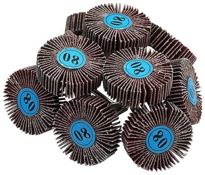 Set van 20 Polijstschijven, Schuurwielen, 80 Grit, Voor Dremel en Accuschroefmachines, Schuuraccessoires en Polijstgereedschap