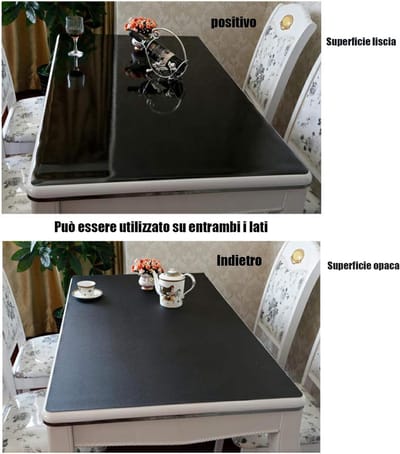PVC Tafelkleed - Beschermfolie Meubels - Tafel Beschermen - Waterdicht Oliebestendig - 70x140cm 1mm dik - Zwart