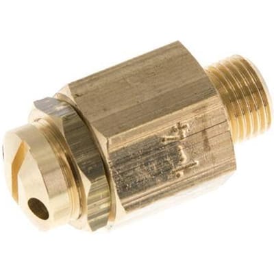 G 1/8'' Messing instelbare veiligheidsklep 1-4 bar (14,50-58,02 psi)