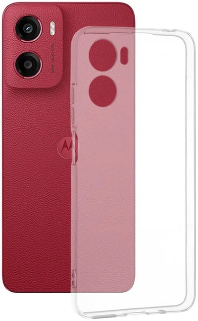 Hoesje geschikt voor Motorola Moto G05 / Moto E15 - Techsuit Clear Silicone Back Cover - Transparant