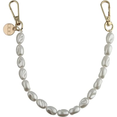 123watches Telefoonkoord short pearl - goud - Geschikt voor iPhone en andere smartphones