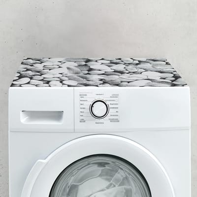 Antislip wasmachine-onderlegger 60 x 60 cm - Zacht schuim in steenlook voor perfecte bescherming