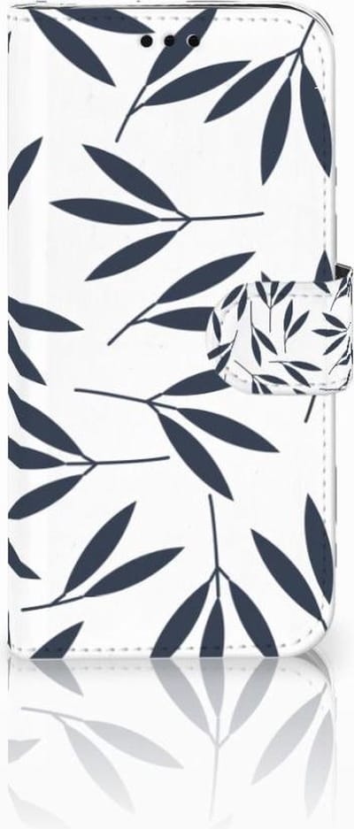 Samsung Galaxy J5 2017 Hoesje Leaves Blue