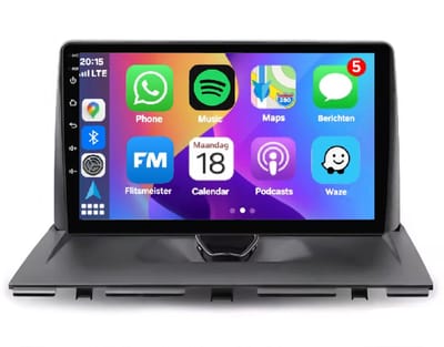 Autoradio 2/32GB met Carplay en Android auto | Geschikt voor Peugeot Expert 2, Citroen Jumpy, Toyota Proace, Fiat Scudo 2007-2017 | Radio scherm met Navigatie | 2007 2008 2009 2010 2011 2012 2013 2014 2015 2016 2017