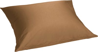 Yumeko kussensloop katoensatijn caramel 50x60 - Bio, eco & fairtrade - 1 stuk