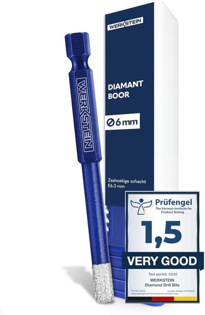 Tegelboor 6 mm - Duurzaam en Efficiënt voor Keramiek, Glas, Porselein en Graniet