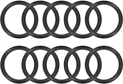 Dailygoods- O-ring Nitrilrubber - Afdichtingsring 80mm OD - Rubber Pakking 73mm ID - Set van 10 Stuks - Antistatisch/Slijtvast - Organizer Box