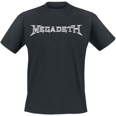 Megadeth T-shirt - Logo - S tot XXL - voor Mannen - zwart