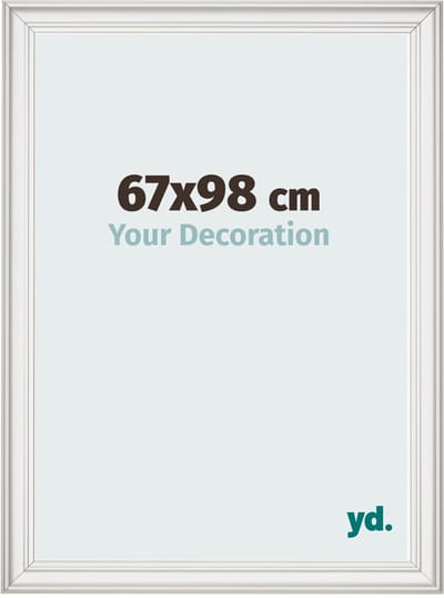 Your Decoration - Fotolijst 67x98 cm - MDF - Wit Geveegd - Lazio