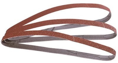 wolfcraft - Schuurbanden voor bandschuurmachine 13 x 457 mm - Korrel 40 - 3 Stuks - 1724000