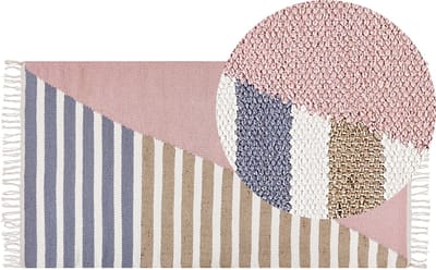ENGIZ - Modern vloerkleed - Multicolor - 80 x 150 cm - Wol