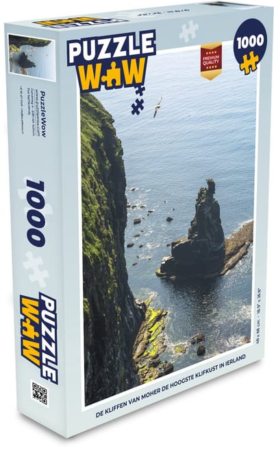 Puzzel De Kliffen van Moher de hoogste klifkust in Ierland - Legpuzzel - Puzzel 1000 stukjes volwassenen