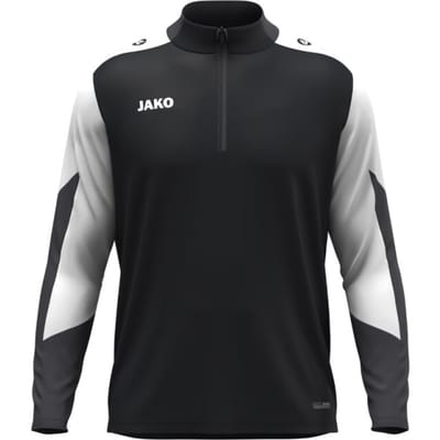 Jako Dynamic Ziptop Kinderen - Zwart / Wit / Antraciet | Maat: 116