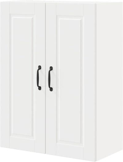 Keukenkast met plank - Wandkast keuken - Keuken organiseren - Modern design - 60 x 80 cm - Wit