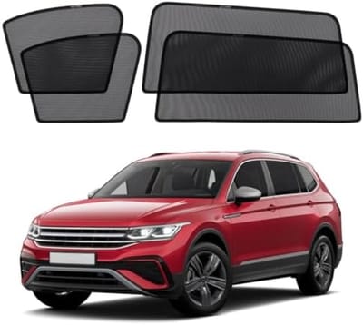 PromoHome Auto Zonnescherm voor VW Tiguan Allspace - Magnetisch Bevestiging en UV-Bescherming