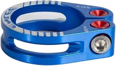 Zadelklem - Fietszadelklem - Hoogte Instellen - Snelle Bevestiging - 318 mm - Blauw