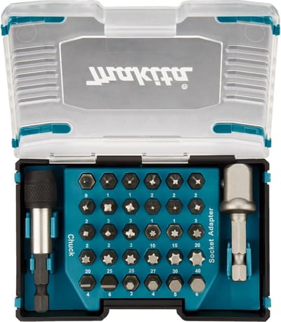 Makita D-65084 Schroefbitset 32-delig - Bitset - Bithouder - krachtdop adapter - D-65084