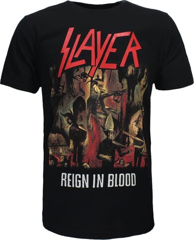 Slayer Reign in Blood T-Shirt - Officiële Merchandise - M
