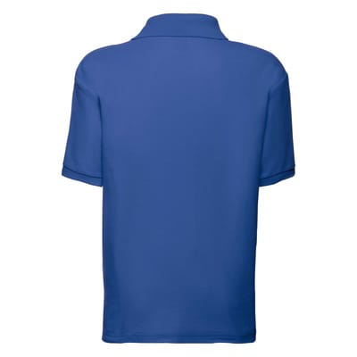 Fruit of the Loom Kinder/Kids Piqué Poloshirt met Korte Mouwen (Royaal Blauw)