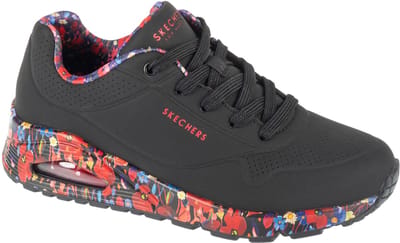 Skechers Uno - Majestic Garden, Vrouwen, Zwart, Sneakers, maat: 36,5