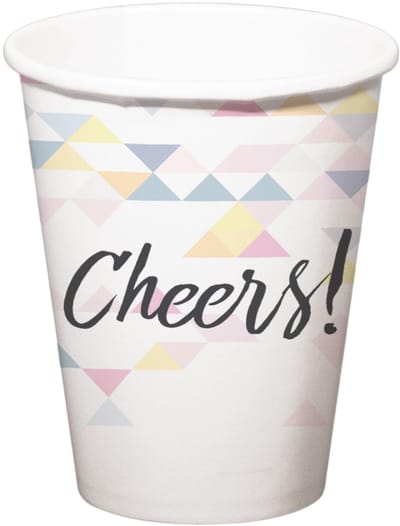 Bekers Iridiscent Cheers 250 ml / 6