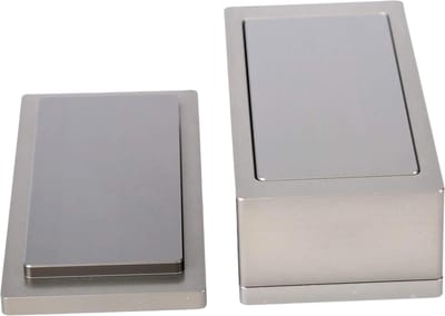 Creatorally Rosin Pre-Press Mal - 2x4in - Rechthoekige Resine Persvoorvormmal- Voedselveilig Geanodiseerd Aluminium - Voorpersplaat - voor DIY-extractie