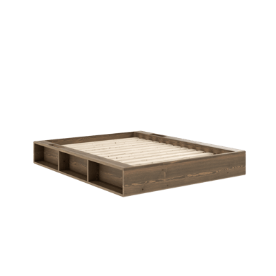 Karup Ziggy bed - 140 x 200 cm - 106 Carob brown lacquered