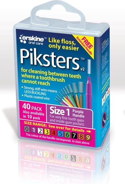 Piksters Ragers Maat 1 Paars 1,9 mm - 40 stuks