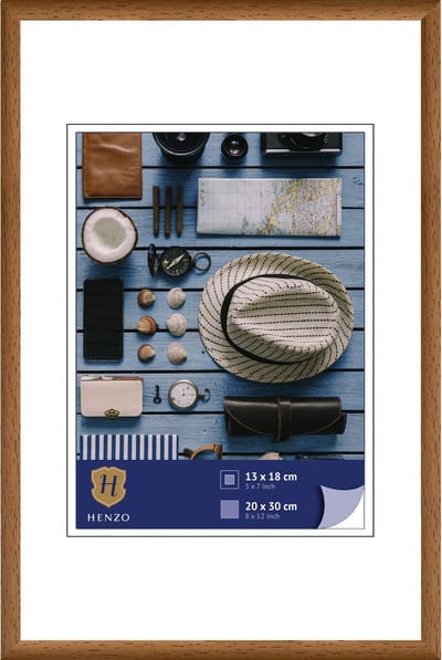 Fotolijst - Henzo - Napoli - Fotomaat 20x30 cm - Bruin