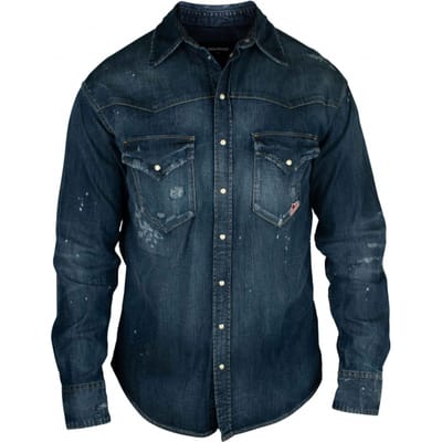 Dsquared2 Overhemd Blauw
