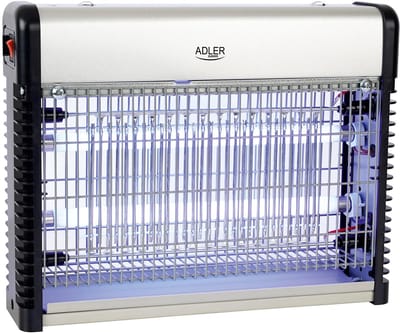 Adler AD 7940 Insectenlamp LED – Elektrische Insectendoder – Vliegenlamp - Muggenlamp – 150 m² – 2200V – Binnengebruik – 9W