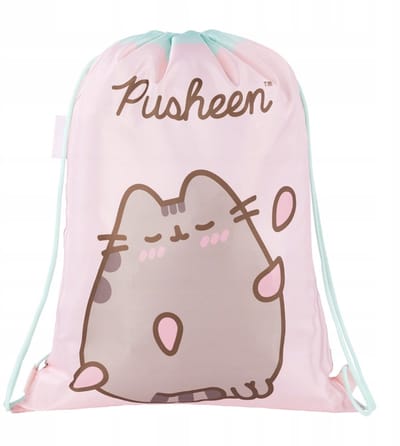 Pusheen Gymtas – Zwemtas – Sporttas – 43 × 33 cm – Kinder Gymtas – Stevige Kwaliteit – Dubbelzijdig Design