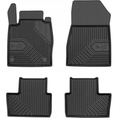 FROGUM 77 Automatten - Geschikt voor NISSAN JUKE II (vanaf 2019) - TPE Rubber - Zwart