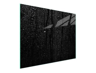 TMK ArtDeko - Snijplank van gehard glas - 52x30 cm - Zwarte kleur